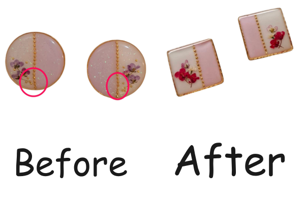 チェーンの歪みを直す仕上げ例